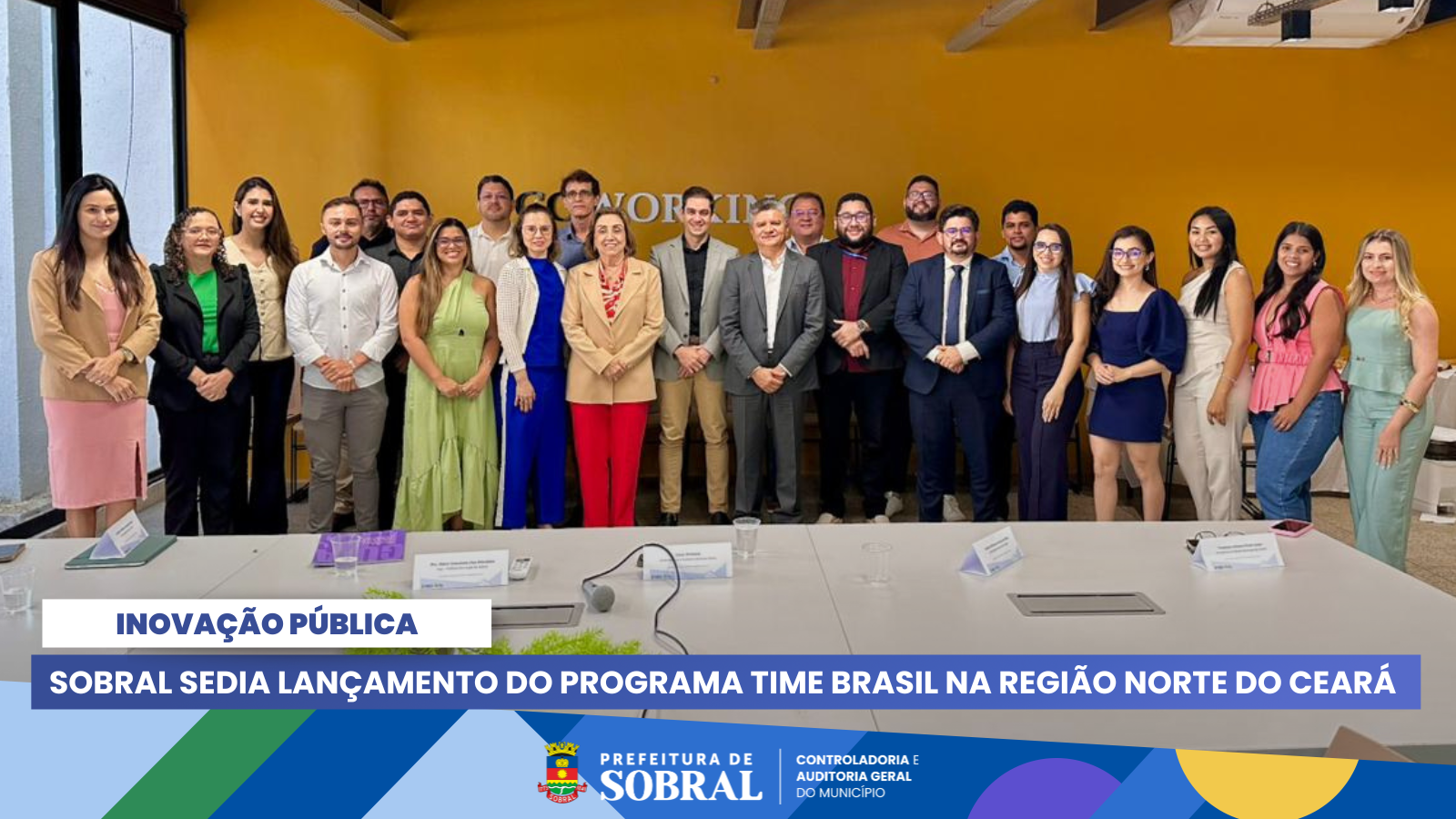 Sobral sedia lançamento do Programa Time Brasil na Região Norte do Ceará