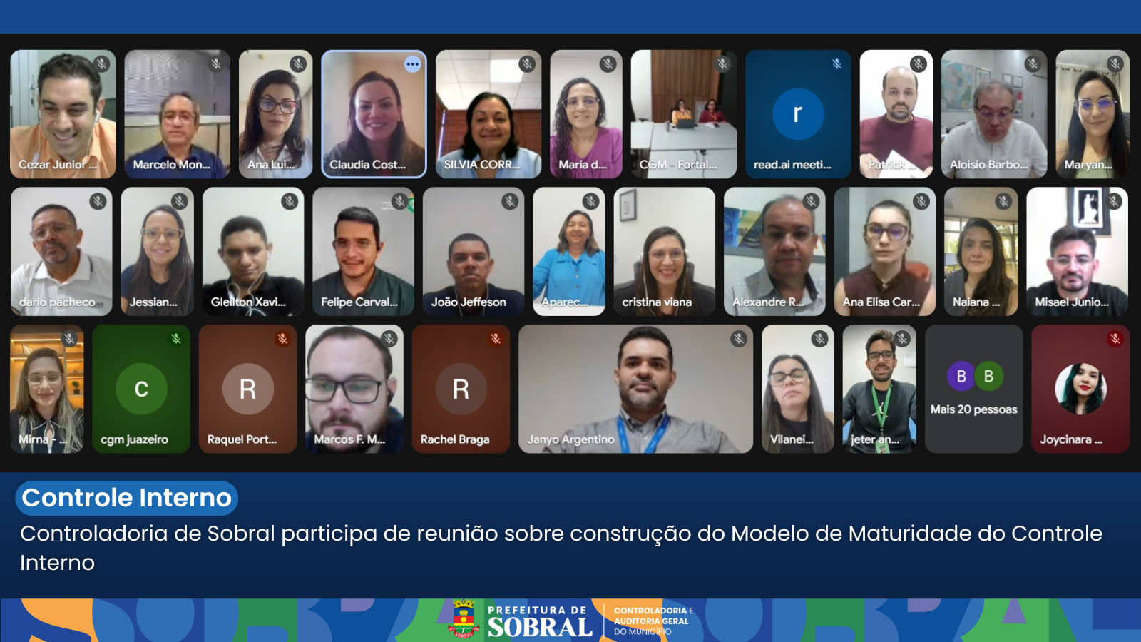 Controladoria de Sobral participa de reunião sobre construção do Modelo de Ma...