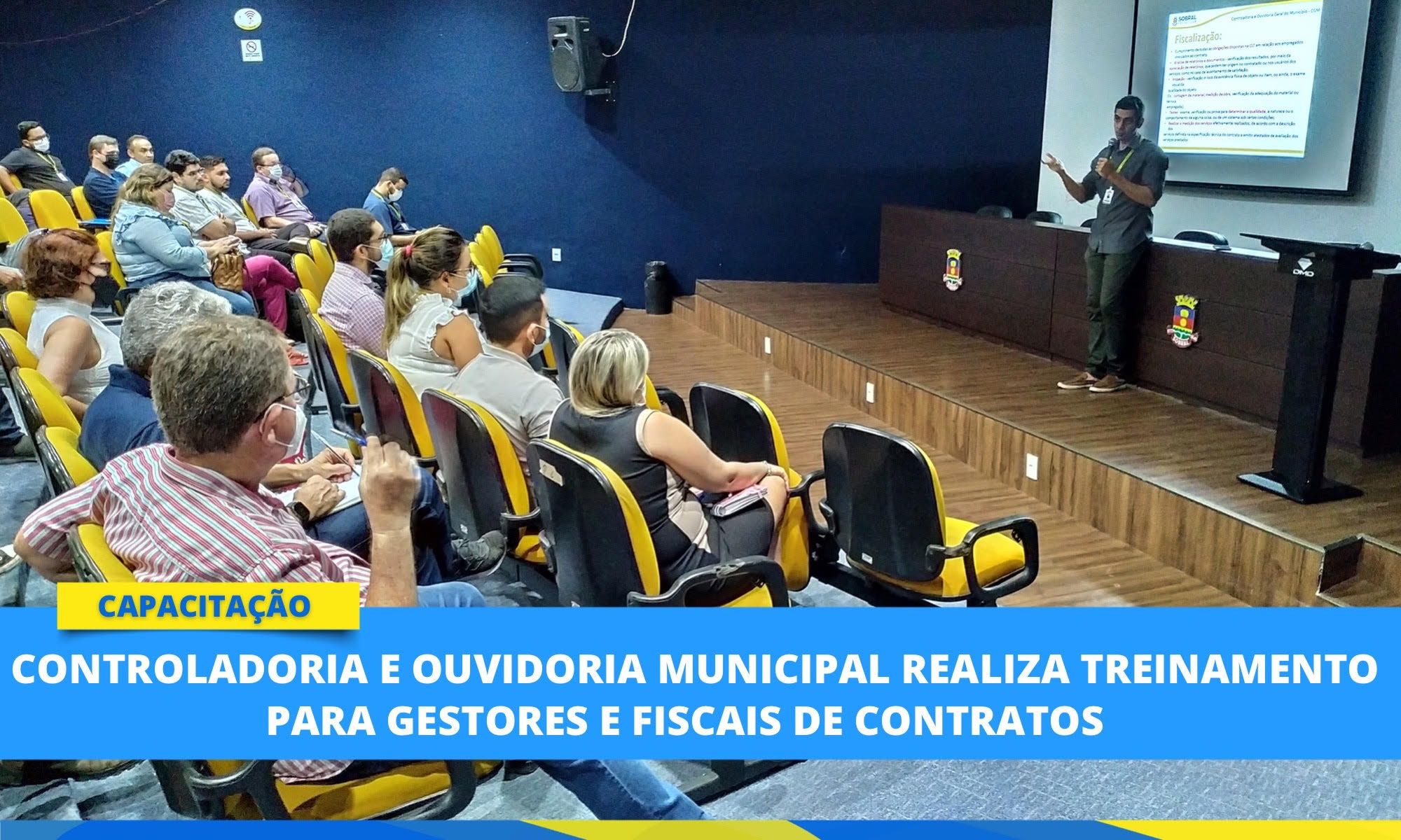 Controladoria e Ouvidoria Municipal realiza treinamento para gestores e fisca...
